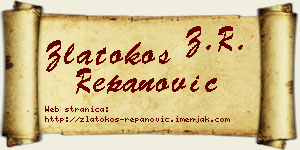 Zlatokos Repanović vizit kartica